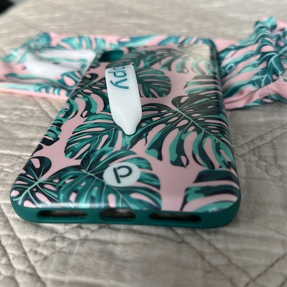 Loopy IPhone Xs Max phone case like new pink monstera 6.5" screen - original - Picture 6 of 6